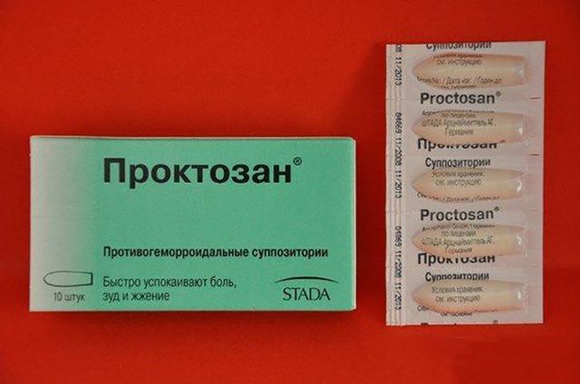 Свечи от геморроя Проктозан: инструкция по применению