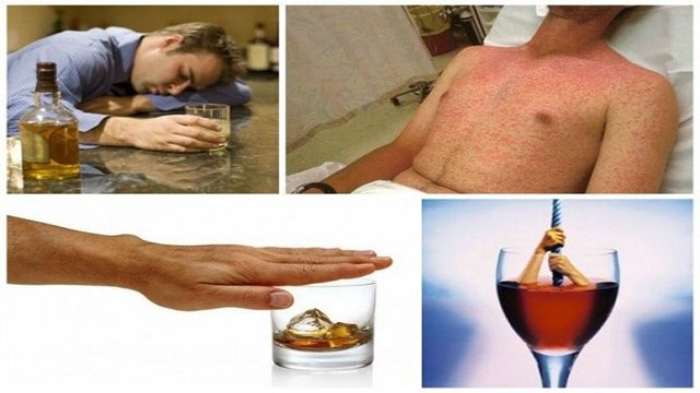 Как проявляется аллергия на алкоголь: красные пятна и другие симптомы